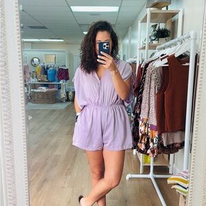 Lavender Romper